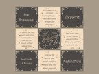 TheWitchsLanters - the self care action deck contents