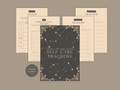 TheWitchsLantern self care trackers contents